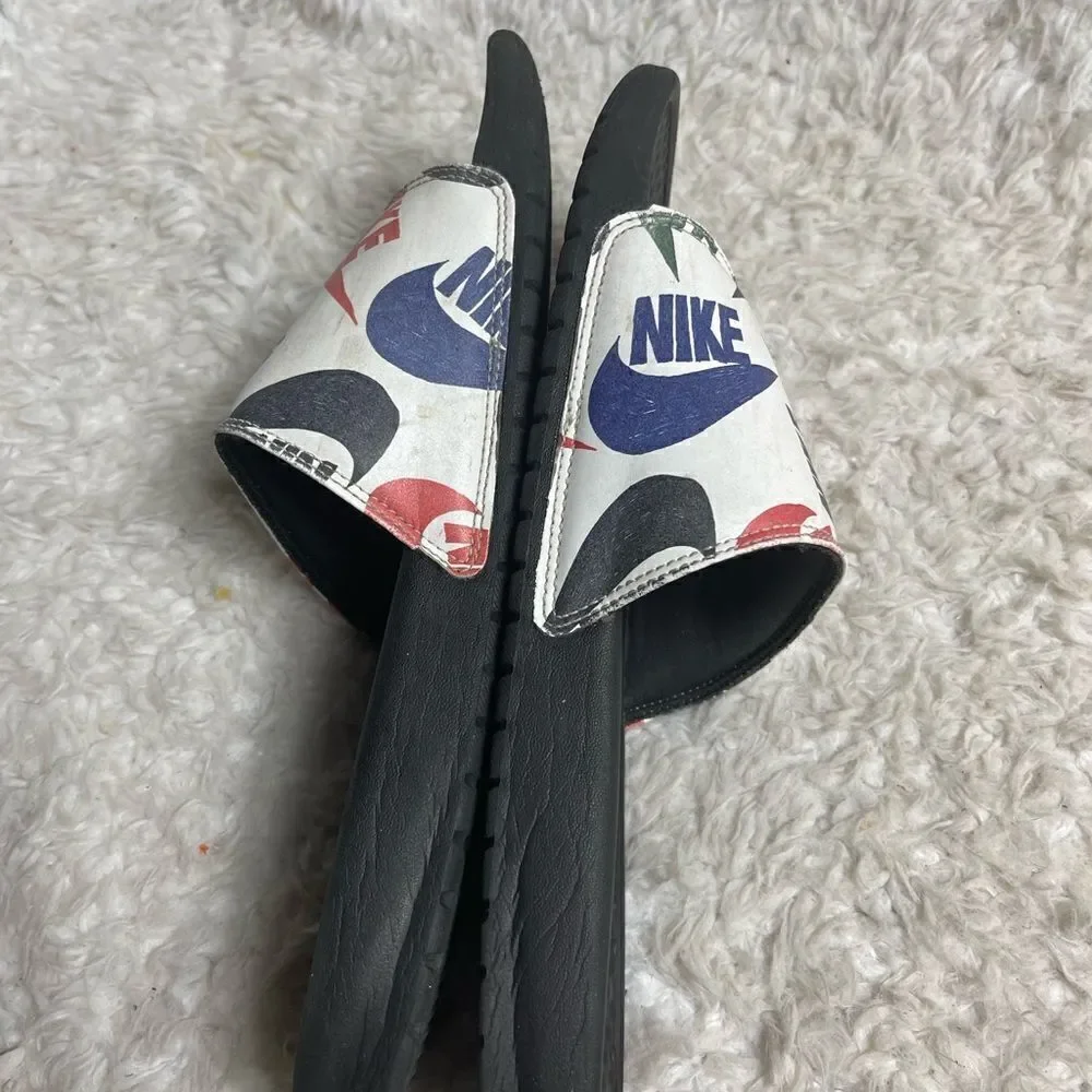Nike Mens Benassi logo Print Slides sandals SZ11